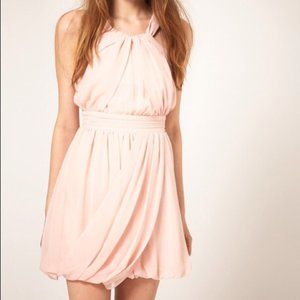 👗Brand New ASOS Grecian pink bubble hem dress